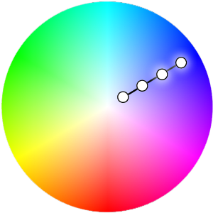 Combinazione di colori Schema monocromatico